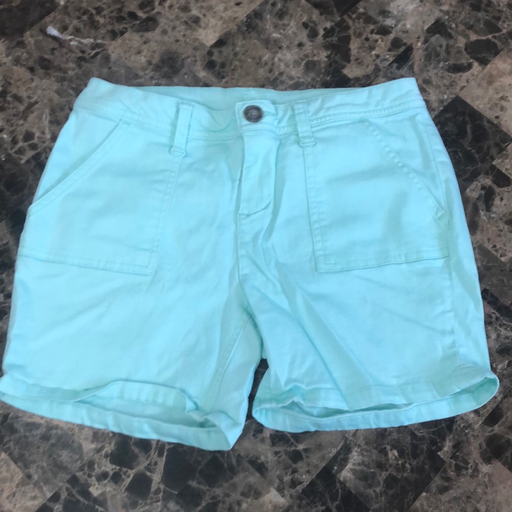 Justice Teal Shorts